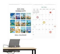 Calendario da parete - Calendario settimanale da parete con design divertente, formato compatto, per cameretta dei bambini, cucina, ufficio, aula, casa, uso familiare
