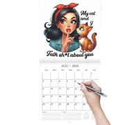 Calendario da Parete | Calendario Umoristico Sarcastico Con Parolacce - Agenda Appendibile 2026 Stile Vintage Decorazione Per Casa Camera Da Letto Ufficio Uomo Donna
