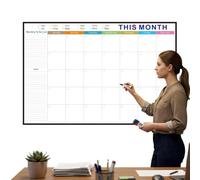 Calendario da parete cancellabile a secco senza data grande lavagna | con elenco delle cose da fare e note Calendario di pianificazione dell'area per la casa aziendale Gestione eventi Progetti