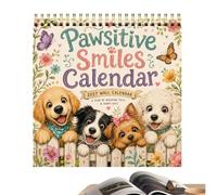Calendario da Parete Cani 2027 Gen-Dic 2027 Planner da Parete con Legatura | calendario da ufficio con cani per Uomo Casa Appartamento Salotto Ingresso Studio Ufficio Aula Bar