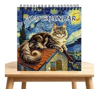 Calendario Da Parete Con Gatti 2027 Planner Annuale 2027 12