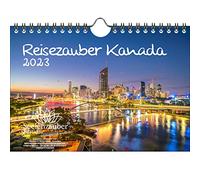 Calendario da parete del Canada, formato DIN A5, per città e campagna del Canada 2023