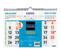 Calendario da parete Finocam Multicolore Carta 2026 30 x 21 cm