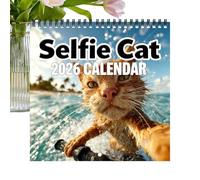 Calendario Da Parete Gatti 2027 Planner da Parete Gatti Selfie Gen - Dic
