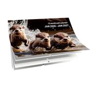 Calendario da Parete,Illustrazioni a Tema Animali | Calendario Appeso Al Muro Con Dodici,per Aula Sala da Pranzo Camera Soggiorno Studio Studenti Insegnanti