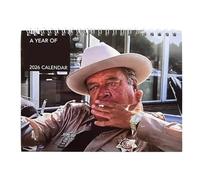 Calendario Da Parete Ispirato Sceriffo Buford 2026, Calendario A Tema Sceriffo Di 12 Di Buford, Agenda Da Parete A Tema Film Divertente, Programma Di Pianificazione Sospeso Per Casa