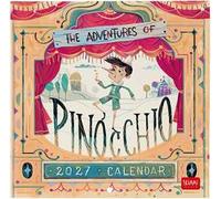 Legami - Calendario da Parete 2027, Pinocchio, 12 Mesi, 18 x 18 cm