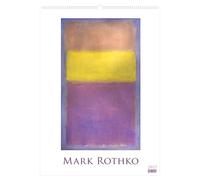 Calendario da parete Mark Rothko 2027, 50 x 70 cm, calendario d’arte con capolavori dell’espressionismo astratto e calendario numerico senza ... und sprachneutralem Kalendarium