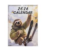 Calendario Da Parete Mensile - 2026 Mensile Animali Decorazione Casa - Divertente Piano Annuale Calendario Da Parete | per Programmazione Note Cose da Decorazione Casa Soggiorno Ufficio Compleanno Fam