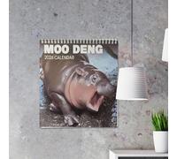 Calendario Da Parete Mensile | Calendario Mese Da Muro | Planner Gestione Agenda Con Illustrazioni Animali Per Ragazzi Adulti Camera Studio Ufficio | 2026