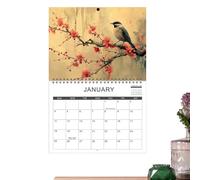 Calendario da parete, mensile da parete, divertente pianificatore di gag per appartamento, camera da letto, casa, scuola, dormitorio, insegnanti, bambini, famiglia, università