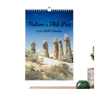 Calendario Da Parete Mensile Per Il 2026 - Agenda Mensile Decorazione Casa | Strana Natura Calendario Da Parete Annuale - Per Adulti Amici Colleghi Soggiorno Camera Da Studio Pianificazione Programma