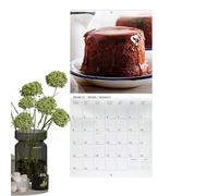 Calendario da parete per 12 mesi, divertente gestione dell'occupazione del tempo, calendario da parete mensile per tutto l'anno, per dormitorio, soggiorno, camera da letto, studenti, adolescenti