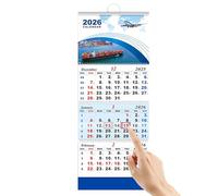 Calendario da parete per l'anno 2026, organizer per la casa di 3 , calendario da parete verticale, per bambini, , cucina, studio, camera da , studio d'arte