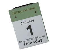 Calendario Da Parete Per Ufficio 2026 Per Miglioramento Della Produttività Degli Spazi Lavoro Carta Premium A Strappo Giornaliero Design Strappabile