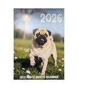 Calendario Da Parete - Pianificatore Mensile Natalizio | Calendario Organizzatore Per 12 Con Bradipi | per Programmazione Note Cose da Decorazione Casa Soggiorno Ufficio Compleanno Famiglia