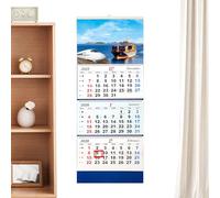 Calendario Da Parete,Planificatore Mensile Appendibile Con 4 | Calendario 2026 Da Parete,Ideale Per Casa Scuola Ufficio Ristorante Famiglia E Planning Con Festività Lunari 2026