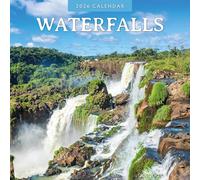Calendario da parete quadrato 2026, motivo: cascate, Red Robin Publishing