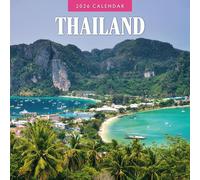 Calendario da parete quadrato 2026 Thailandia Red Robin Publishing