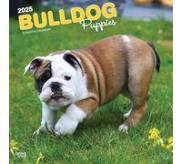 Calendario da parete quadrato mensile 2025 2025 30,5 x 61 cm | senza plastica | BrownTrout | animali con razze di cani