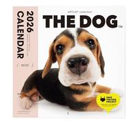 Calendario da parete THE DOG 2026, dimensioni mini [Beagle] L 169 x H 169 mm ...