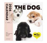 Calendario da parete THE DOG 2026, Mini [Akita/Alaskan Malamute/Flat-Coated R...