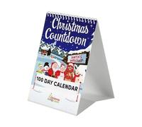 Calendario da scrivania 2023 Decorazione natalizia Calendario dell'Avvento in piedi per casa e uffici Decorazione regalo per feste di Natale Decorazione da scrivania