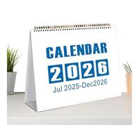 Calendario da scrivania 2025-2026 2025 Calendario da scrivania | calendario superiore 'anno del serpente - Decorazione 'ufficio a casa, note e pagine della lista di controllo