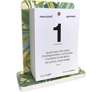 Calendario da Scrivania 2026 Aforismi Motivazionali | Fogli a Strappo con Citazioni Filosofiche | Base Forex Montata | Idea Regalo | Q&B Grafiche® (2026, LEAF - Multipack 6 pz)