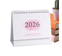 Calendario Da Scrivania 2026 | Calendario Da Tavolo In Piedi | 2025-2026 Da Scrivania | Agenda Mensile Accademica Con Carta Spessa Per Ufficio Business Dormitorio Aula Casa Famiglia Natale Capodanno