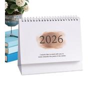 Calendario Da Scrivania 2026 | Calendario Da Tavolo In Piedi | 2025-2026 Da Scrivania | Agenda Mensile Accademica Con Carta Spessa Per Ufficio Business Dormitorio Aula Casa Famiglia Natale Capodanno