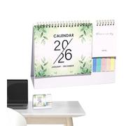 Calendario da scrivania 2026, da gennaio a dicembre, calendario da scrivania 2026-12 mesi, planner mensile in carta spessa, lista delle cose da , forniture per ufficio per casa, appartamento