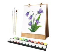 Calendario da scrivania 2026, Dipingere con i numeri, Calendario da parete, Calendario da parete digitale, Diario da parete di Y 2026, Per stare in piedi, con pennello e vernice acrilica per la