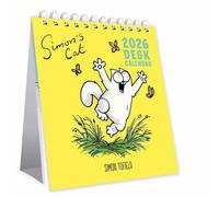 Calendario da scrivania 2026 Simon's Cat, visualizzazione mensile Portico Designs Ltd