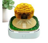 Calendario da scrivania 3D 2026-9,3 x 9,3 x 9,8 cm, note adesive 3D, calendario 2026 della casa sull'albero, calendario 2026, planner decorativo, per studio, ufficio, ingresso, scaffale, armadio