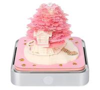 Calendario da scrivania 3D 2026, blocco note 3D con luci LED, calendario artistico 3D 2026, creativo fai da te, sculture di carta, sculture di carta, calendari, per ufficio, casa, scrivania