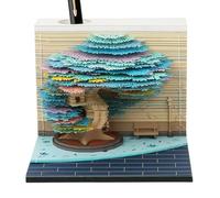 Calendario da scrivania 3D 2026, con albero 3D, motivo arte 2026, blocco note, decorazione da tavolo per studenti, insegnanti, università, scuola, dormitorio, feste di inaugurazione della casa, Natale