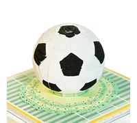 Calendario Da Scrivania 3D 2026,Decorazione Da Tavolo A Forma Di Calcio,Calendario Arte Scultura Carta - Per Appassionati Di Sport Vacanza Ufficio Casa Scuola Sale Riunioni Freelancer Studenti