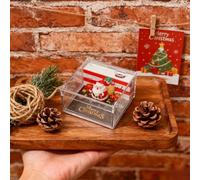 Calendario da scrivania 3D 2026 - Decorazione per ufficio creativa 3D di Babbo Natale | Calendario per blocco note - Per Natale uffici, vacanze, viaggi, scuola, giornaliere, camera da, festa