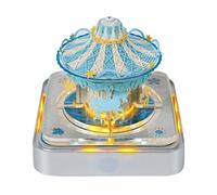 Calendario da scrivania 3D 2027 con luce, scultura di carta strappabile | Blocco note 3D e calendario con luce, decorazione creativa da scrivania per organizzare e migliorare l'estetica dello spazio