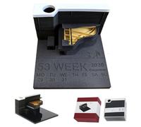 Calendario da scrivania 3D, calendario 2026 con pianoforte 3D, a strappo, con intaglio di carta, blocco note artistico, regalo per Natale, inaugurazione della casa, decorazione da scrivania