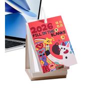 Calendario da scrivania annuale 2026 - Pianificatore di decorazioni creative, visualizzazione manuale della data, accento interno minimalista con costruzione sostenibile | chiara scelta di