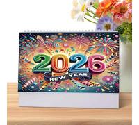 Calendario Da Scrivania | Calendario Con Strass Arte 2026 Agenda Per Scrivania - Per Decor Casa Per Natale Camera Famiglia Insegnante Bambini Scuola Pianificazione Ufficio Festa