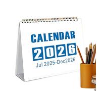 Calendario Da Scrivania Colorato: Scrivanie Decorative Calendari Di Carta, Pianificatore Mensile | Design Creativo Vibrante, Tema Ufficio a Casa, Stile Di Esposizione a L'Aula,
