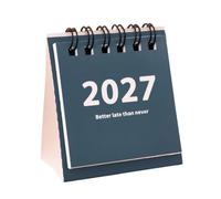 Calendario da scrivania compatto 2027, planner da tavolo per visualizzazione della data, appunti scritti a mano e pianificazione giornaliera da scrivania