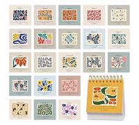 Calendario da Scrivania con 366 Affermazioni Giornaliere, Citazioni Motivazionali di Mindfulness e Cura di Sé, Calendario Giratorio con Supporto, Accessori per Scrivania da Ufficio per Uomini e Donne