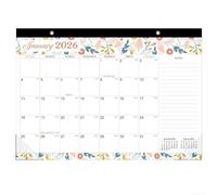 Calendario da scrivania da ufficio 2026 da gennaio a giugno 2027(3) | Ideale per ufficio, casa, scuola, tiene traccia delle scadenze, mantiene le squadre organizzate, per opzioni di montaggio