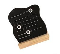 Calendario da scrivania moderno e minimalista in legno, funzionale, con visualizzazione della data per design perpetuo a blocchi, in legno ABS, compatto, 17 x 15 cm, decorazione contemporanea per casa