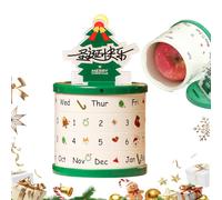 Calendario Da Scrivania Natalizio - Rustico Multifunzionale Rotante Materiale Scolastico | Portamatite Da Scrivania,Per Insegnante Segretaria Scuola Casa Aula Dormitorio Ospedale Biblioteca Studio