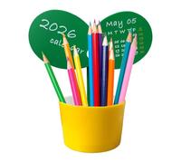Calendario da scrivania, organizer a forma di germoglio, calendario da scrivania con portapenne, per uomini e donne, ufficio, Natale, Capodanno, festa del papà